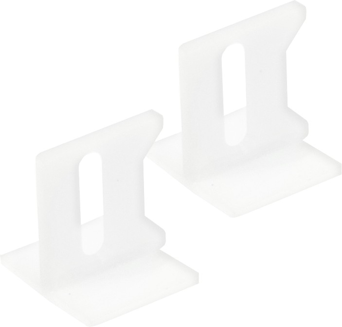 2 -Pack 1.125-in Plastic Pocket Door Jamb Guide