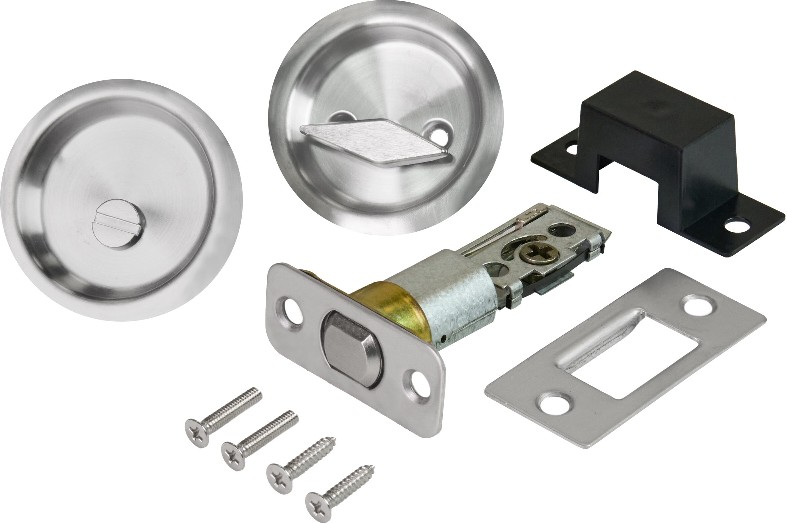2.375-in Satin nickel Pocket Door Pull
