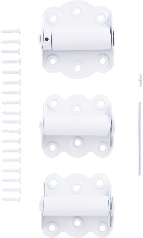 0.9-in Adjustable White Metal Screen/Storm door hinge