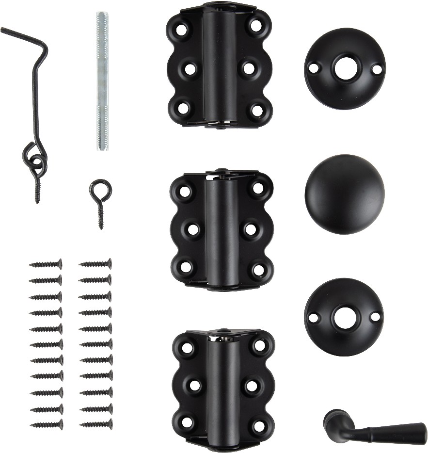 0.9-in Black Metal Screen/Storm door hardware kit