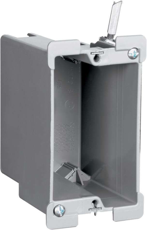 Pass Seymour 1 -Gang Thermoplastic Old work Rectangular Electrical Box