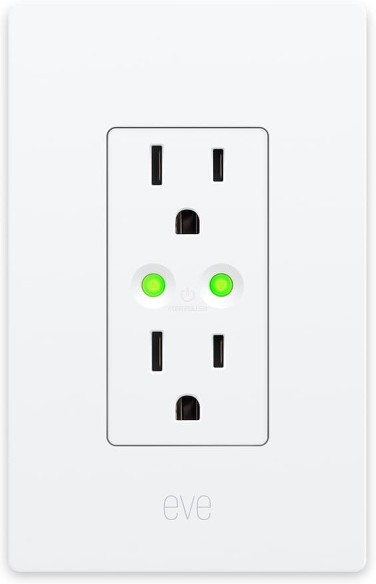 Matter 15 -Amp 120-volt Residential Square Smart Compatible Outlet , White