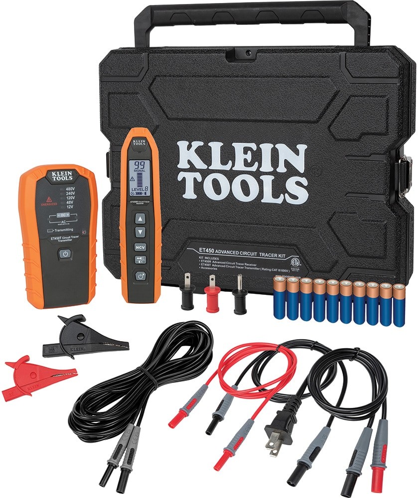 Advanced Electrical Circuit Breaker Finder and Wire Tracer Kit and Case