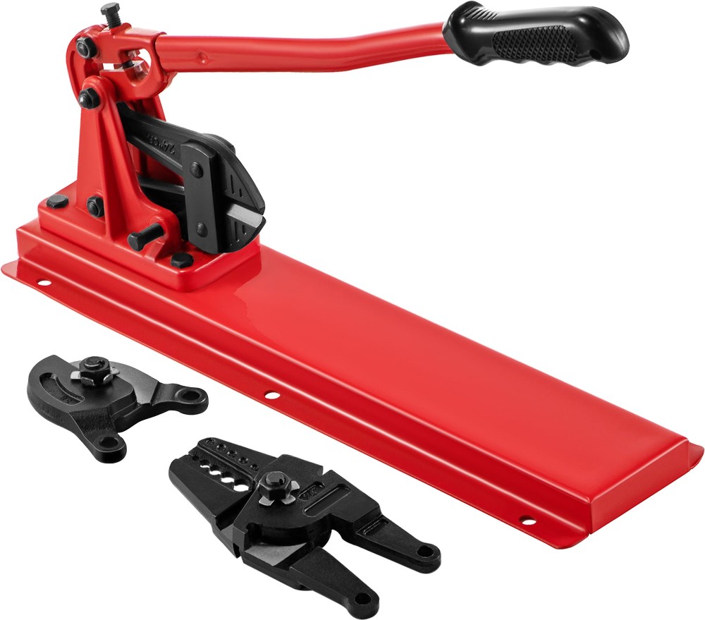 Bench Swager Tool 24-IN Wire Rope Swaging Tool with Crimper Cable Bolt Cutter Head