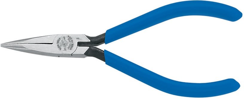Electronics Pliers, Slim Needle Nose, Spring-Loaded, 5-Inch