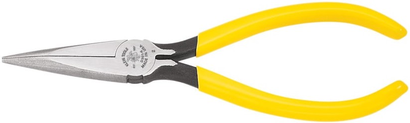 Pliers, Standard Needle Nose Pliers, Spring-Loaded, 6-Inch