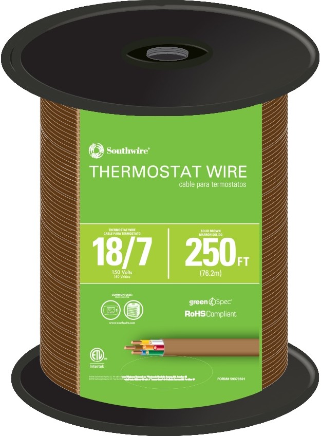 250 18 / 7 Solid Thermostat Wire ( By-the-roll )