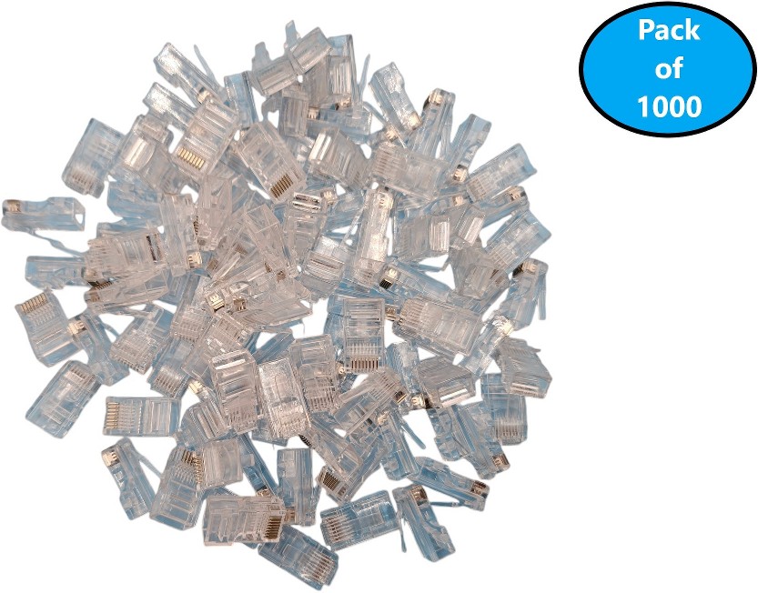 1000 -Pack Cat5e RJ45 Modular plug