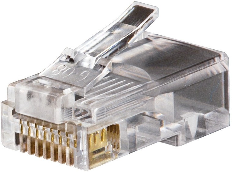 Modular Data Plugs RJ45 CAT5e, 50-Pack