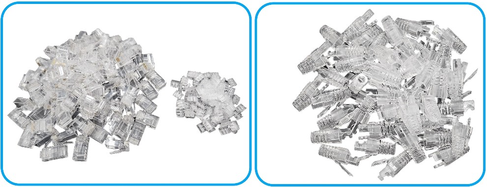 500 -Pack Cat6a RJ45 Modular plug