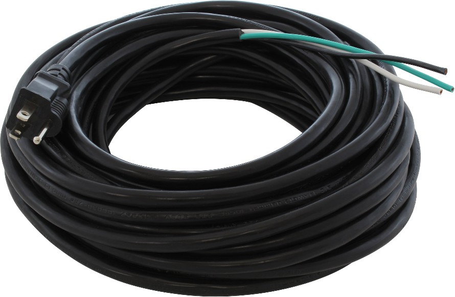 50-ft 14 / 3 3 Prong Black Indoor/Outdoor SJTW Light Duty General Extension Cord