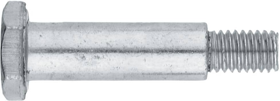 Zinc-plated Interior Coarse Thread Axle Bolt