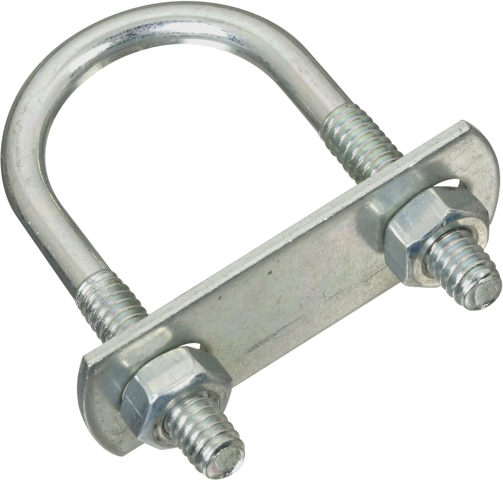 1/2-in 1/2-in Zinc-plated Interior/Exterior Coarse Thread U-bolt Bolt