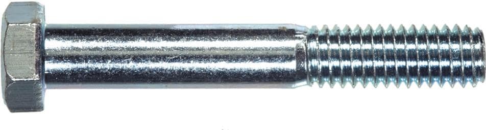 6mm x 25mm Zinc-Plated Fine Thread Hex Bolt (4-Count)