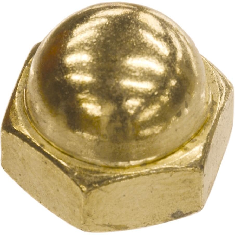 Brass-plated Cap Nuts