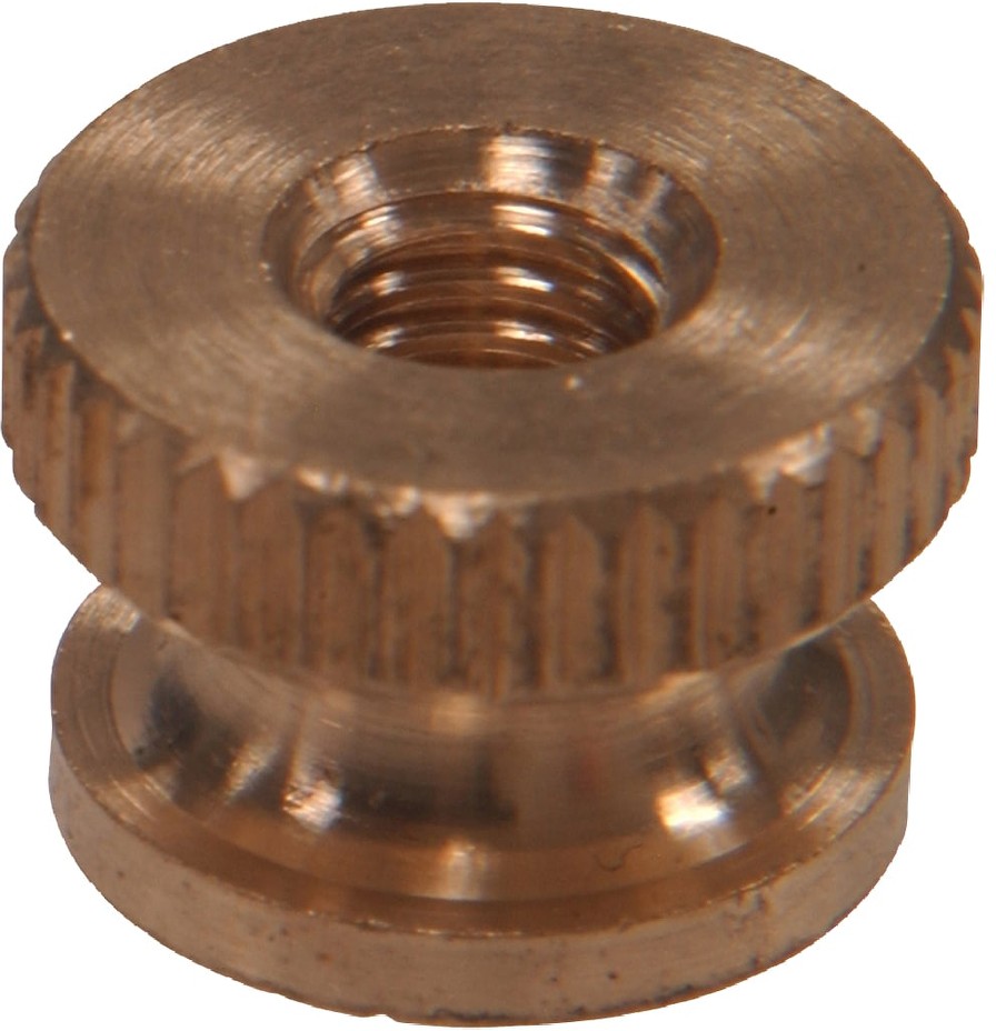 #6 Brass Knurled Nuts