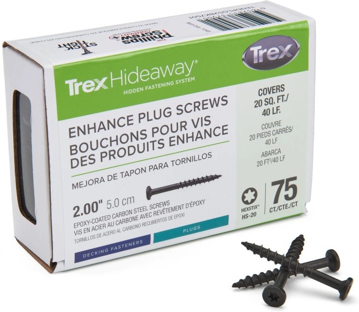 #10 x 2-in Composite Deck Screws ( 75 -Per Box )