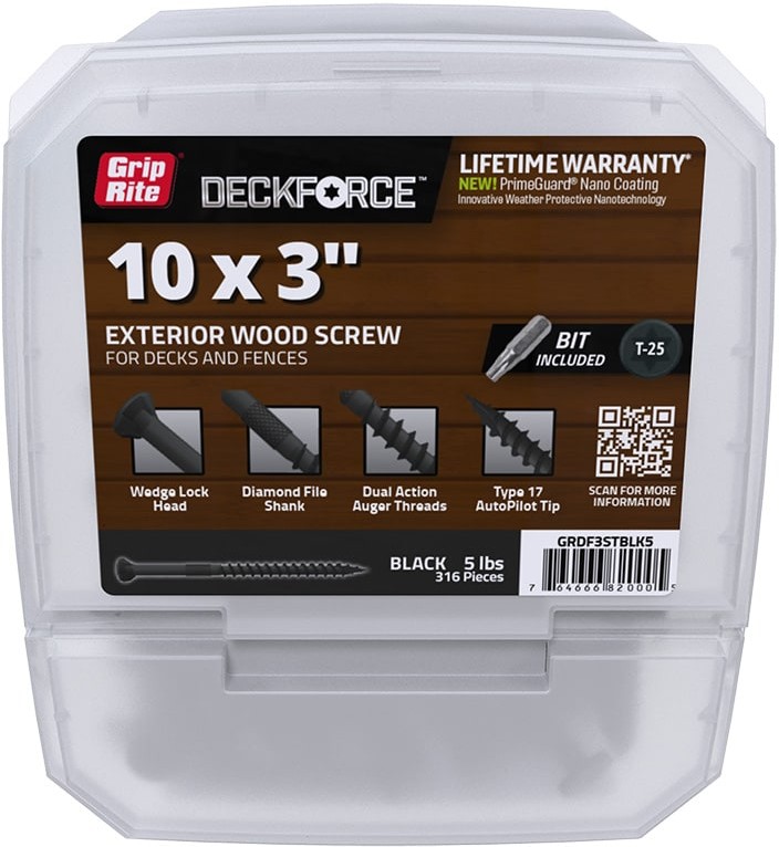 #10 x 3-in Wood to wood Deck Screws ( 316 -Per Box )
