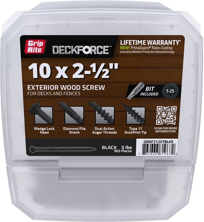 #10 x 2-1/2-in Wood to wood Deck Screws ( 365 -Per Box )