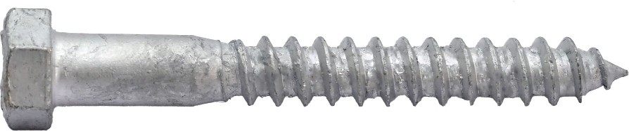 3/8-in x 3-in Gray Hot-Dipped Galvanized Hex -Head Exterior Lag screws 50 -Pack