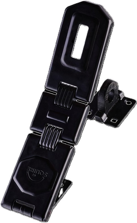 Hasp and Staple 7-7/8-in Steel-painted Gate lock