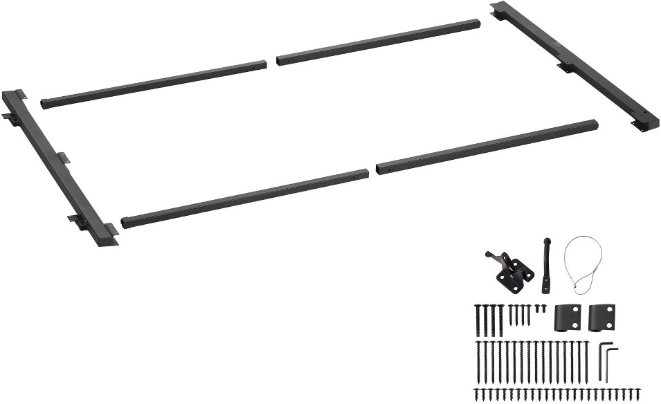 Gate Building Kit 72-in Iron Gate frame kit