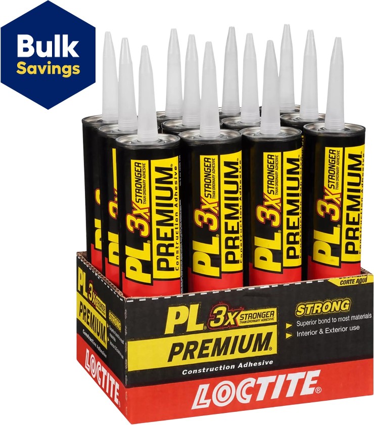 PL Polyurethane Brown Multi-use Interior/Exterior Construction Adhesive ( 10-fl oz Fluid Oz) 12 -Pack