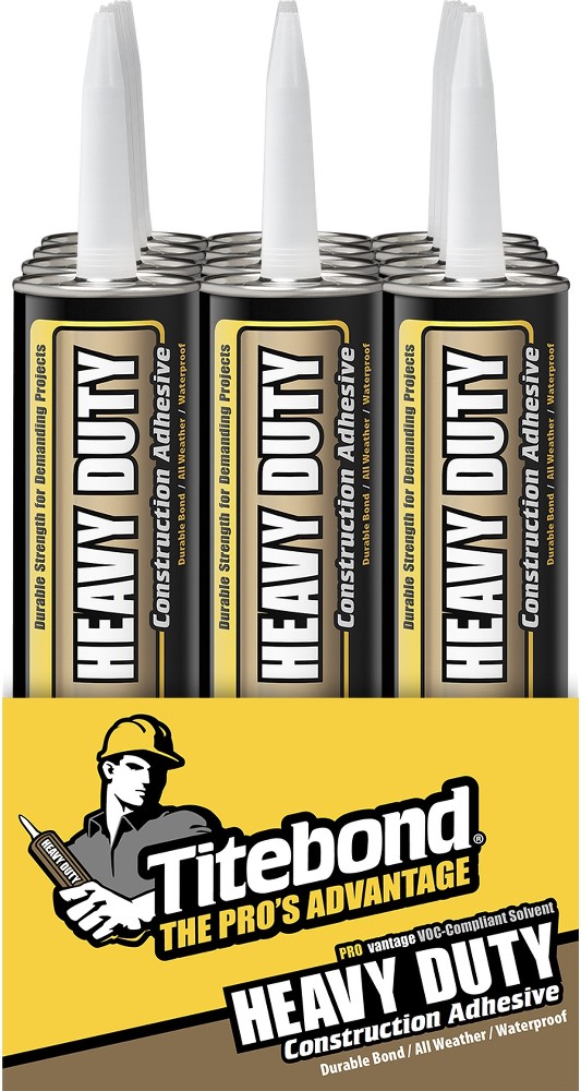 PROvantage Heavy Duty 12-Pack Brown Polymer-based Interior/Exterior Construction Adhesive (10-fl oz)
