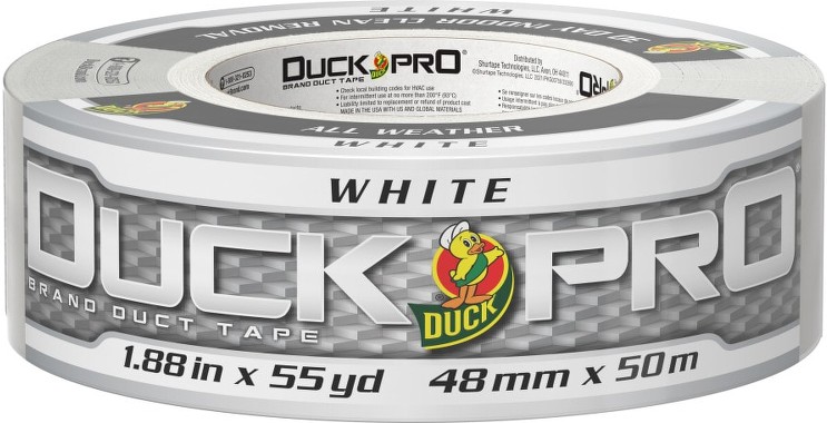 Pro White Duct Tape 1.88-in x 55 Yard(s)