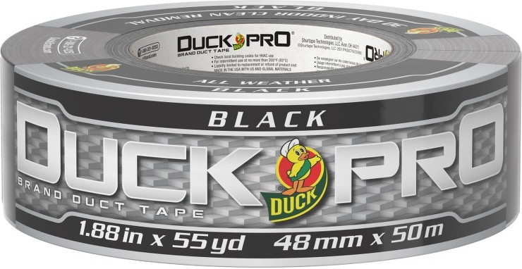 Pro Black Duct Tape 1.88-in x 55 Yard(s)
