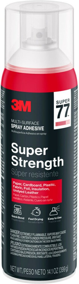 Super 77 Multi-Surface Spray Adhesive 14.1 -fl oz Bonding Liquid Multipurpose Adhesive