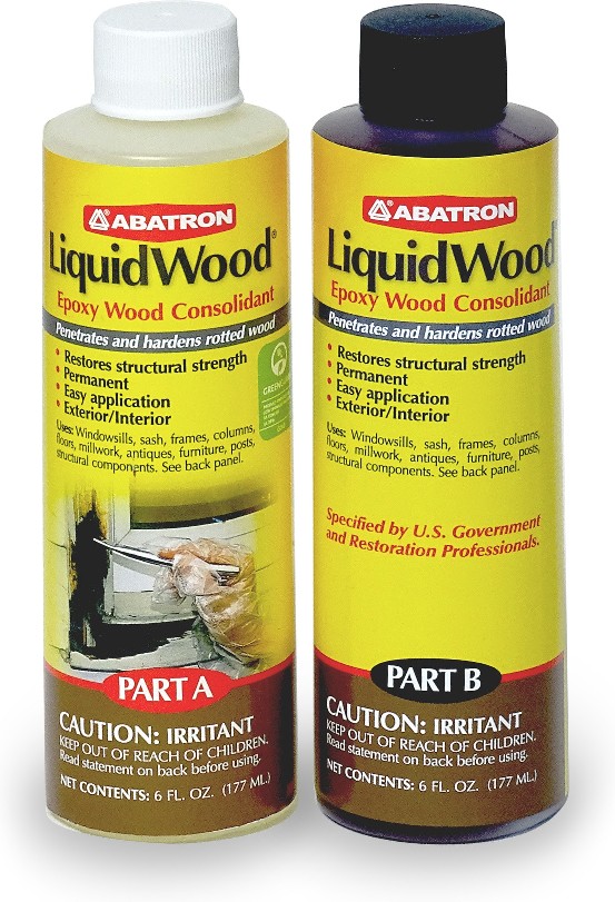 LiquidWood Penetrating Wood Hardener Wood Adhesive (Actual Net Contents: 12-fl oz )