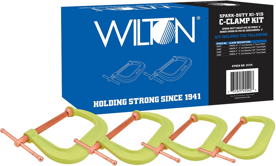 4 -Pack 6-in Spark-Duty 6900-lb C-Clamp