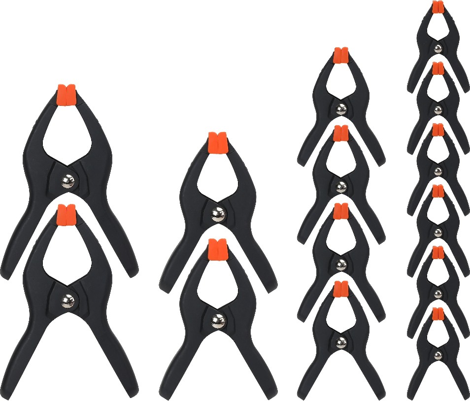 14 -Pack Assorted 50-lb Spring Clamp
