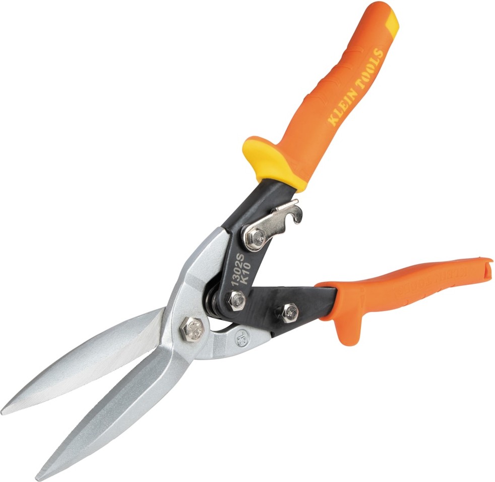 Long Cut Aviation Snips, Straight