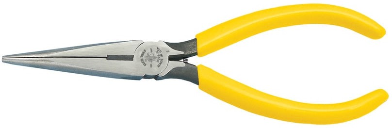 Pliers, Needle Nose Side-Cutters with Spring, 7-Inch
