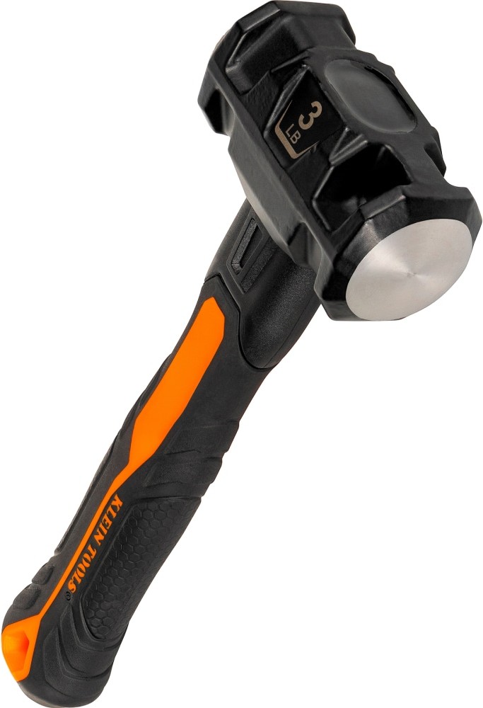 Dual-Faced Fiberglass Handle Hammer, 3-Pound