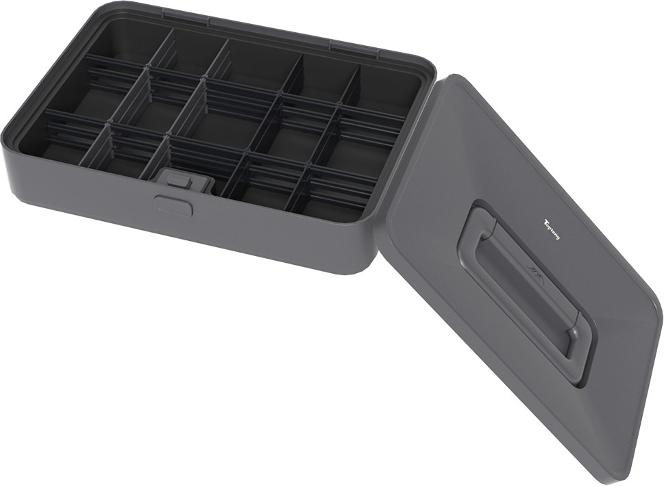 Black Household Tool Set with Hard Case