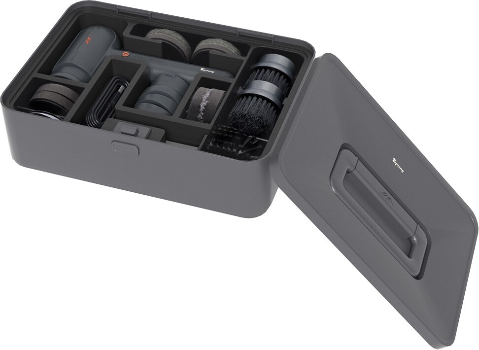 10 -Piece Black Household Tool Set with Hard Case