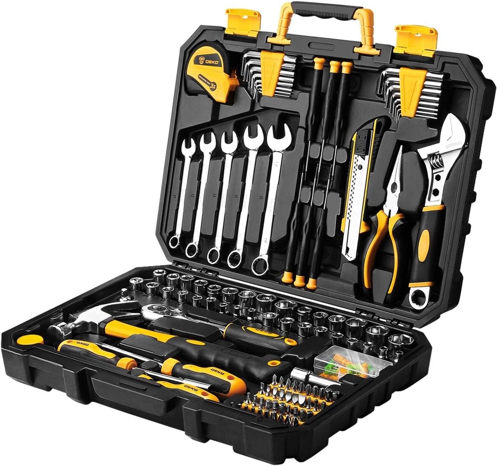 158 -Piece Household Tool Set with Folding Case