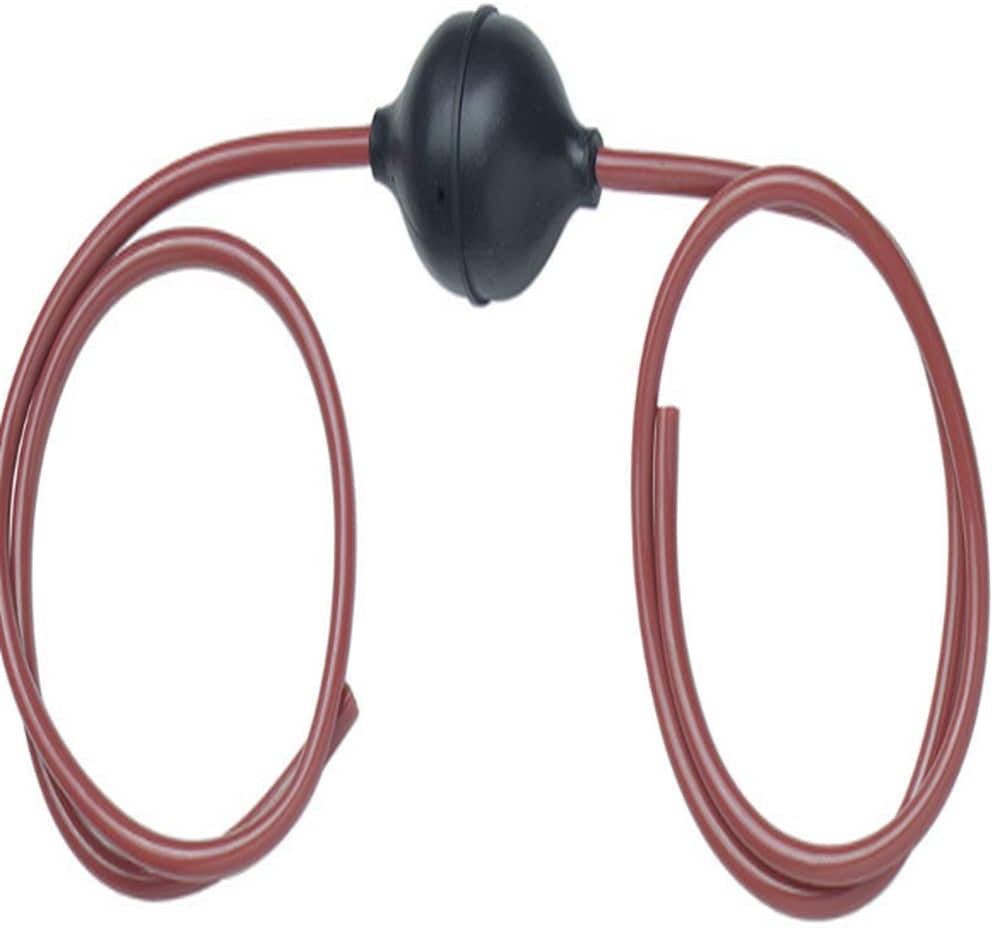 Black/Maroon Rubber Siphon Hose