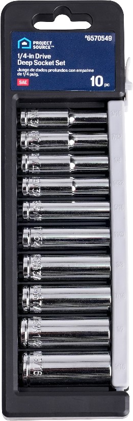 10 -Piece Standard (SAE) Mechanics Tool Set (no case)