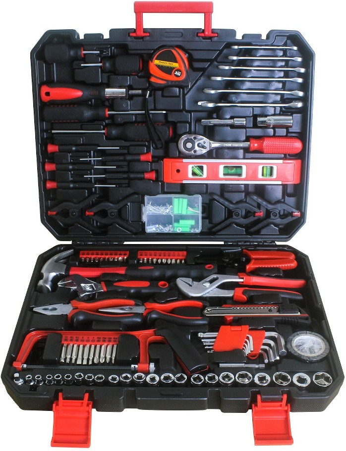238 -Piece Standard (SAE) and Metric Mechanics Tool Set with Hard Case