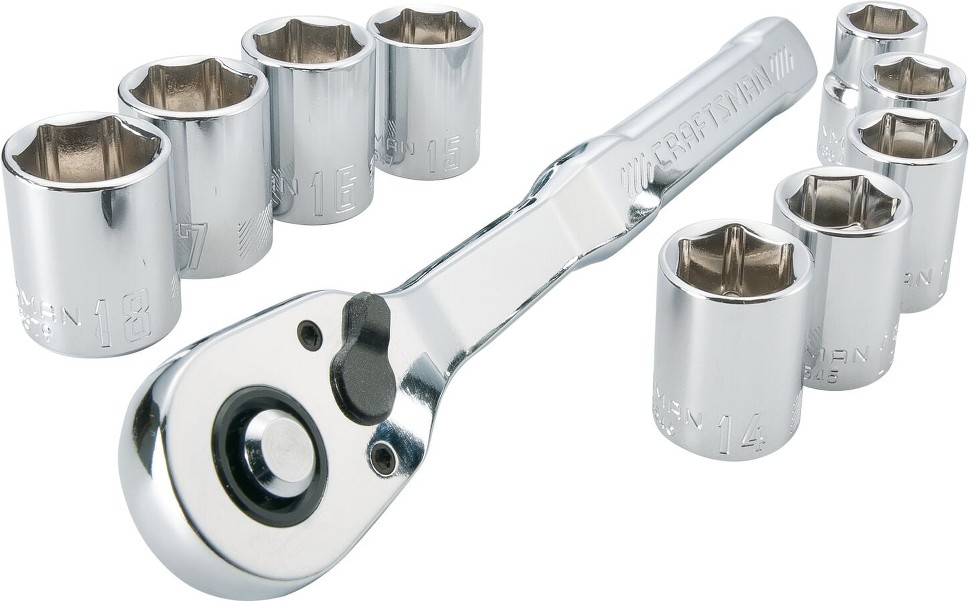 10 -Piece Metric Mechanics Tool Set with Hard Case