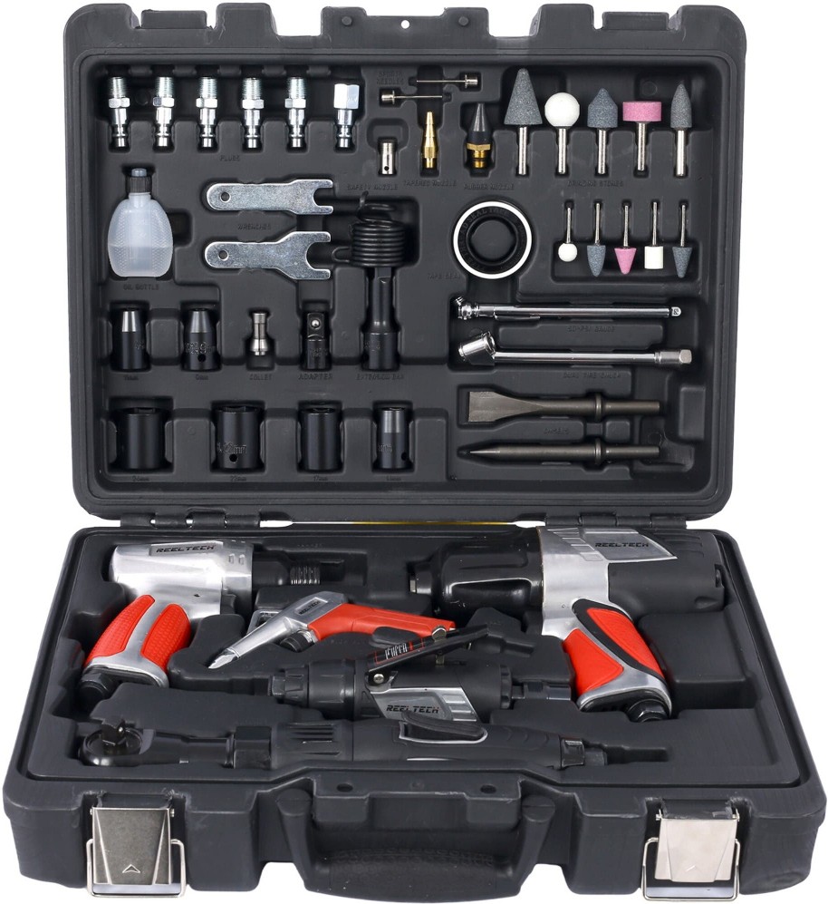 44 -Piece Standard (SAE) and Metric Mechanics Tool Set with Hard Case