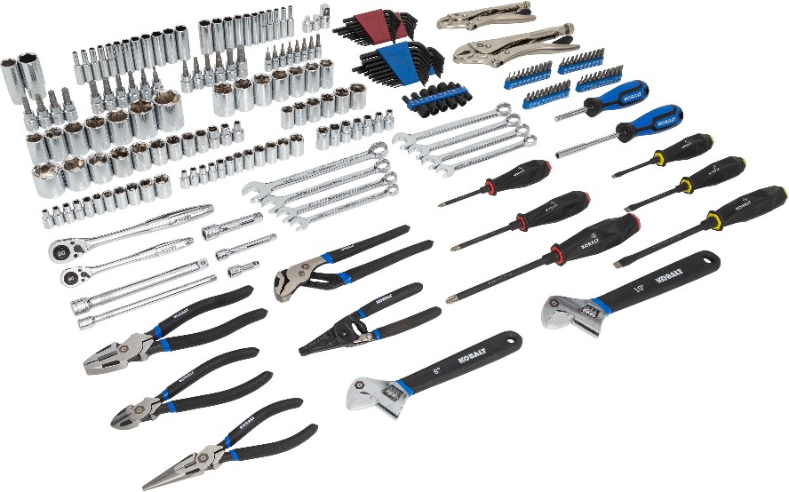 238 -Piece Standard (SAE) and Metric Mechanics Tool Set (no case)