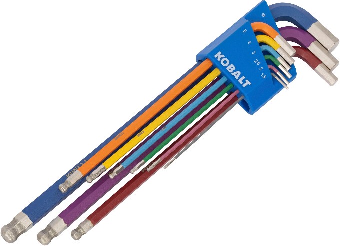 Assorted Metric 9 -Pieces Hex key set