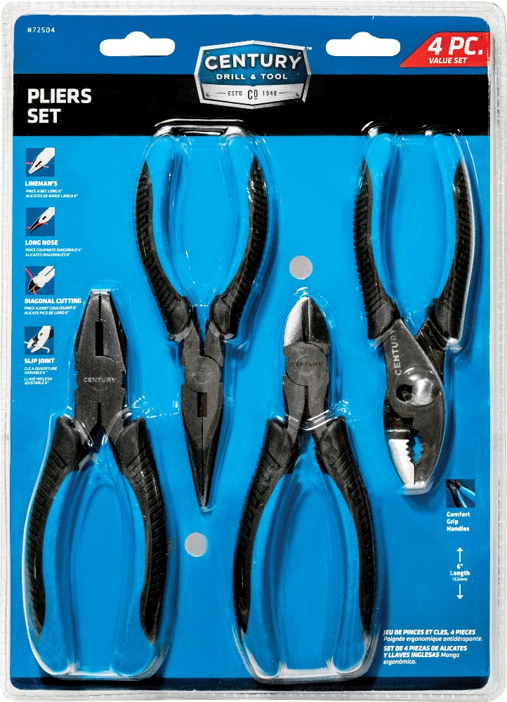 Assorted pliers 4 -Piece