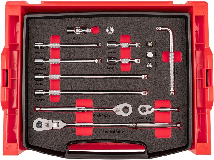 15 -Piece 90 -Tooth 3/8-in Drive Full polish Handle Flexible Head Ratchet Set