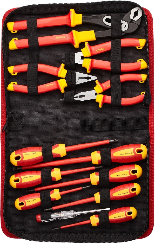 Insulated Screwdriver Set 12-Piece Professional Electrical Screwdriver Set 1000V Insulated Electrician Tool Set